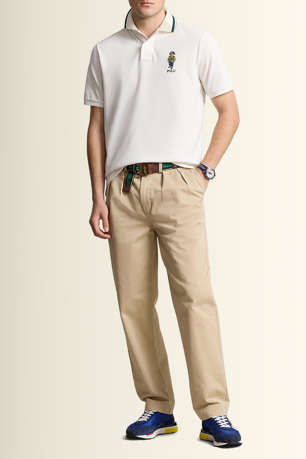 תמונת כל הלוק של חולצת פולו קצרה POLO RALPH LAUREN
